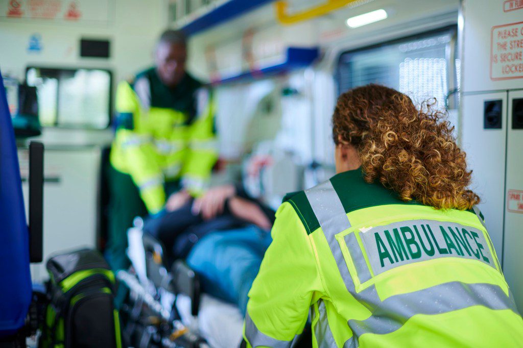 ambulance paramedic portrait