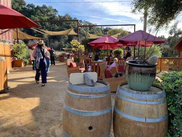 Old Creek Ranch and Winery has a large outdoor seating area with a view of the vines. (Rachel Hutton/Minneapolis Star Tribune/TNS)