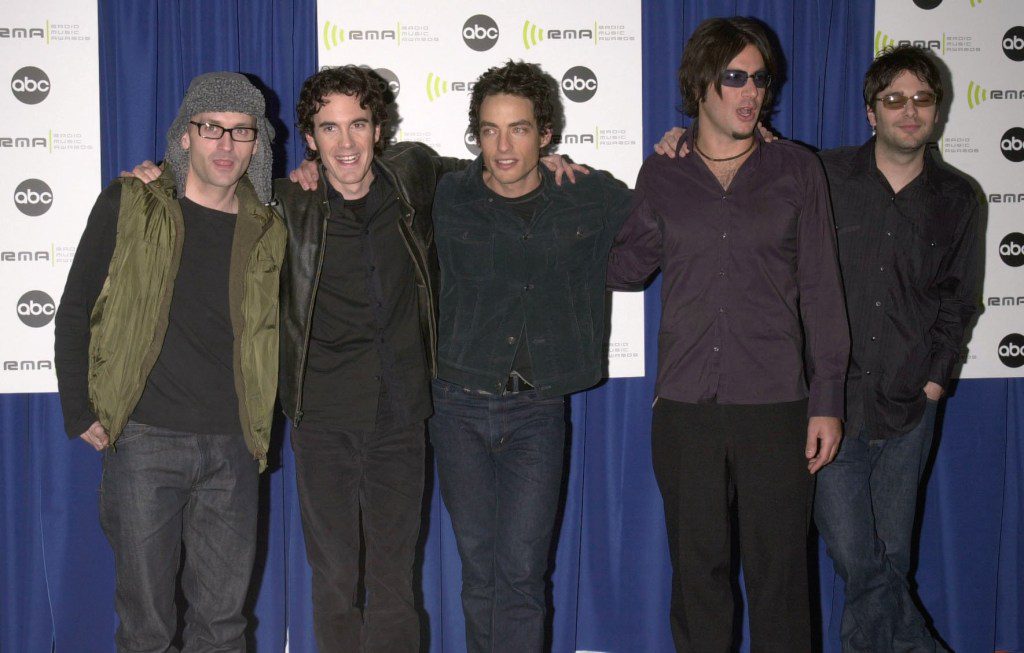 The Wallflowers with Jakob Dylan, Michael Ward, Rami Jaffee, Mario Calire and Greg Richling. 